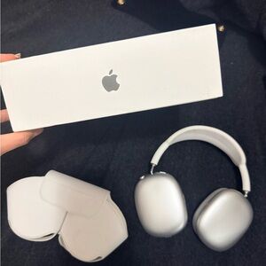 Apple Over-Ear Headphones - Silver and White
